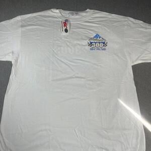 New With Tags Indycar ISC Motorsports Peak 300 White Short Sleeve TShirt XL 2008